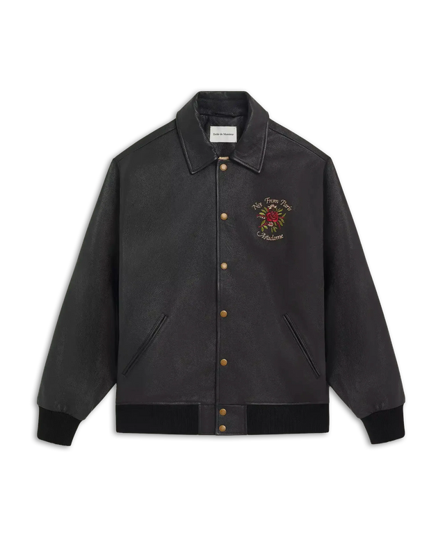 La Veste Cuir Slogan