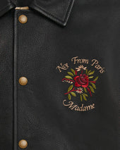 La Veste Cuir Slogan