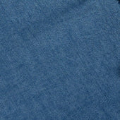 100 Hands For Anderson Sheppard Handmade Collarless Chambray Shirt In
