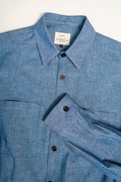 E16 MENS TONAL JAPANESE CHAMBRAY 6oz WORKSHIRT