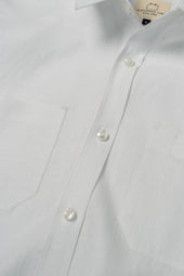 E16 MENS IRISH LINEN WORKSHIRT WHITE
