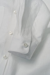 E16 MENS IRISH LINEN WORKSHIRT WHITE