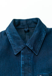 E17 Double Indigo 14.5oz Japanese Mens Chore Jacket
