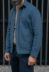 E18 Japanese Twill Uniform Shirt Midnight Blue