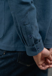 E18 Japanese Twill Uniform Shirt Midnight Blue