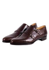 Brown Double Monkstraps