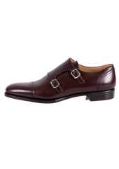 Brown Double Monkstraps