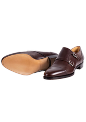 Brown Double Monkstraps