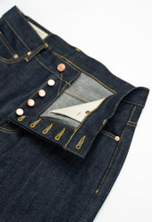 E5 Relaxed Tapered Indigo 14oz Japanese Raw Selvedge Mens Jeans