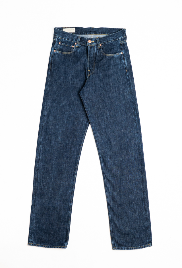 E6 Wide Straight Indigo 13oz Turkish Mid Wash Unisex Jeans
