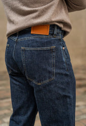 E6 Wide Straight Indigo 13oz Turkish Mid Wash Unisex Jeans