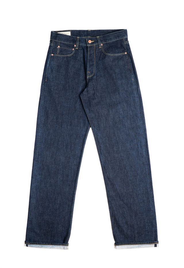 E6 Wide Straight Indigo 15.5oz Italian Rinse Selvedge Unisex Jeans