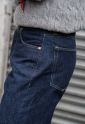 E6 Wide Straight Indigo 15.5oz Italian Rinse Selvedge Unisex Jeans
