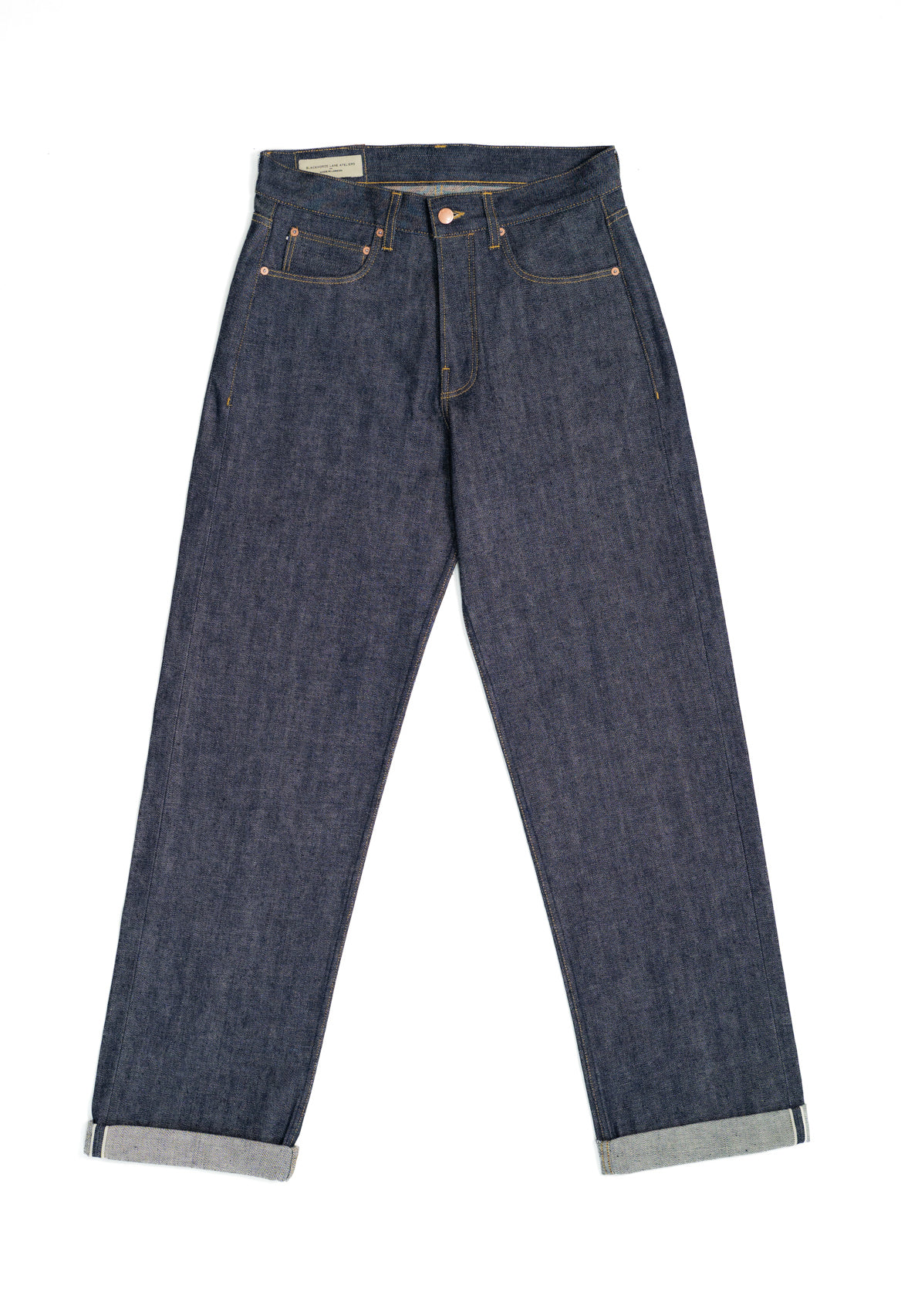 E6 Wide Straight Indigo 13oz Neppy Japanese Raw Selvedge Unisex Jeans