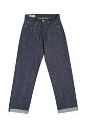 E6 Wide Straight Indigo 13oz Neppy Japanese Raw Selvedge Unisex Jeans