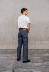 E6 Wide Straight Indigo 13oz Neppy Japanese Raw Selvedge Unisex Jeans