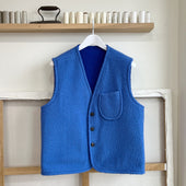 Pervinca Cina Reversible Casentino Wool Vest