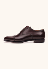 Dark Brown Cap Toe Oxfords