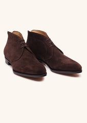 Dark Brown Suede Chukka Boots