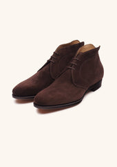 Dark Brown Suede Chukka Boots