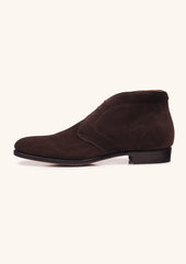 Dark Brown Suede Chukka Boots