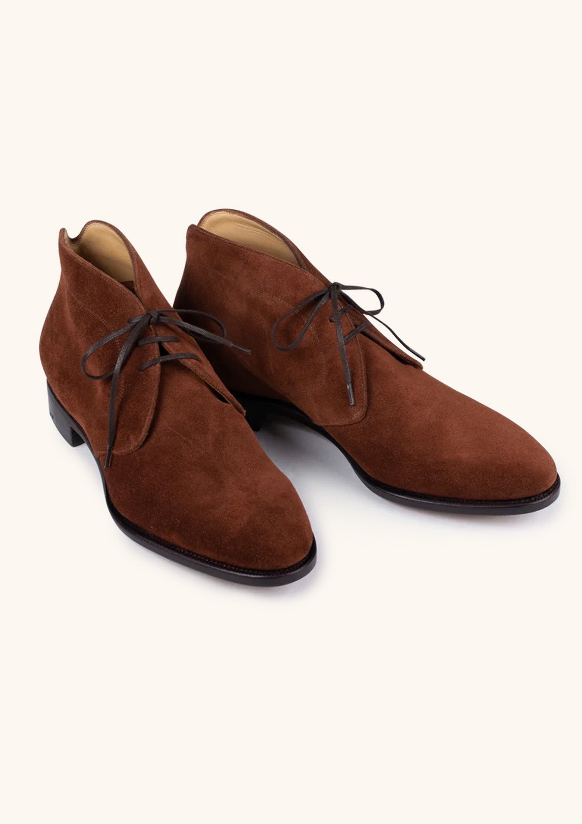 Polo Suede Chukka Boots With Rubber Sole