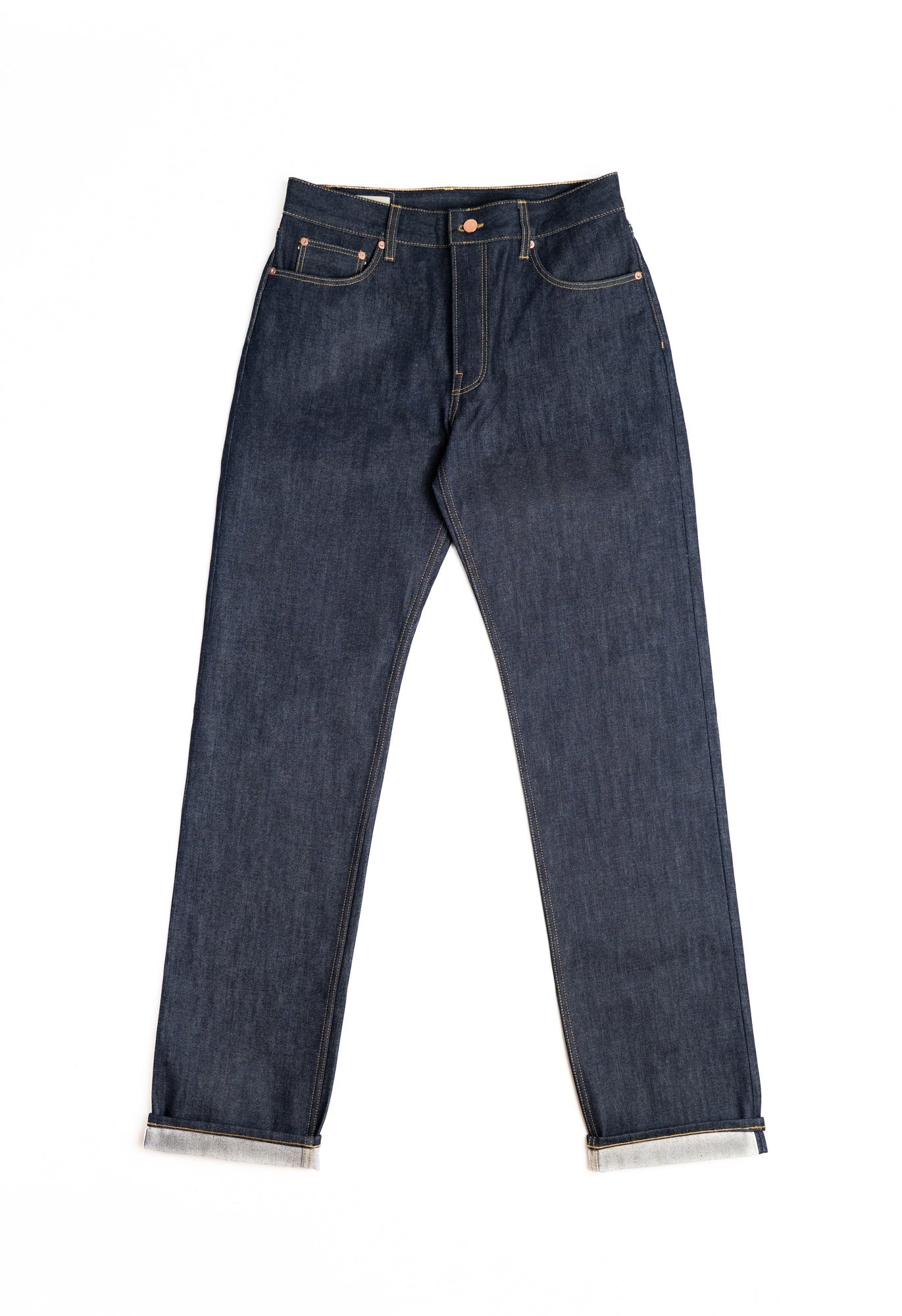 E9 Modern Straight Rinse Indigo 15.5oz Italian Jeans