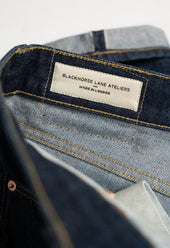 E9 Modern Straight Rinse Indigo 15.5oz Italian Jeans