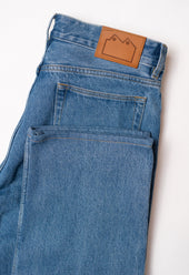 E9 Modern Straight Stone Wash Indigo 14oz Spanish jeans