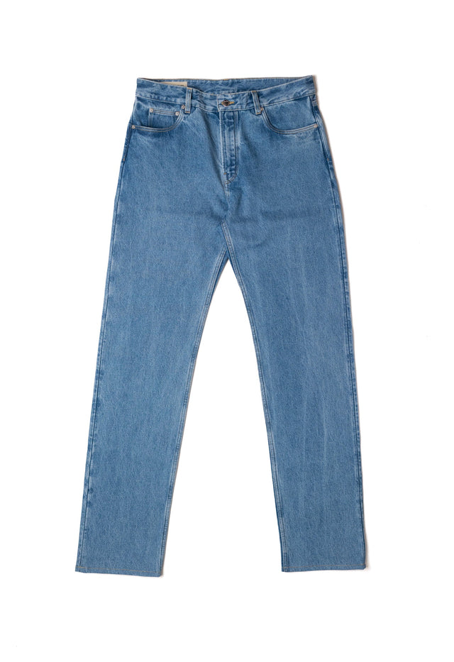 E9 Modern Straight Stone Wash Indigo 14oz Spanish jeans