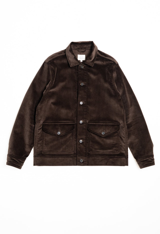 EC1 Dark Brown Corduroy Jacket