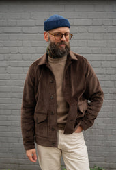 EC1 Dark Brown Corduroy Jacket