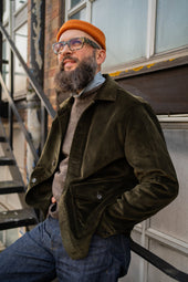 Ec1 Dark Corduroy Jacket