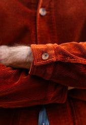 Ec1 Orange Corduroy Jacket
