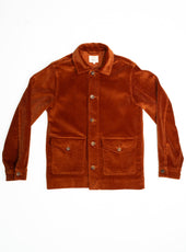 EC1 Rust Orange Corduroy Jacket