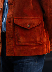 Ec1 Orange Corduroy Jacket