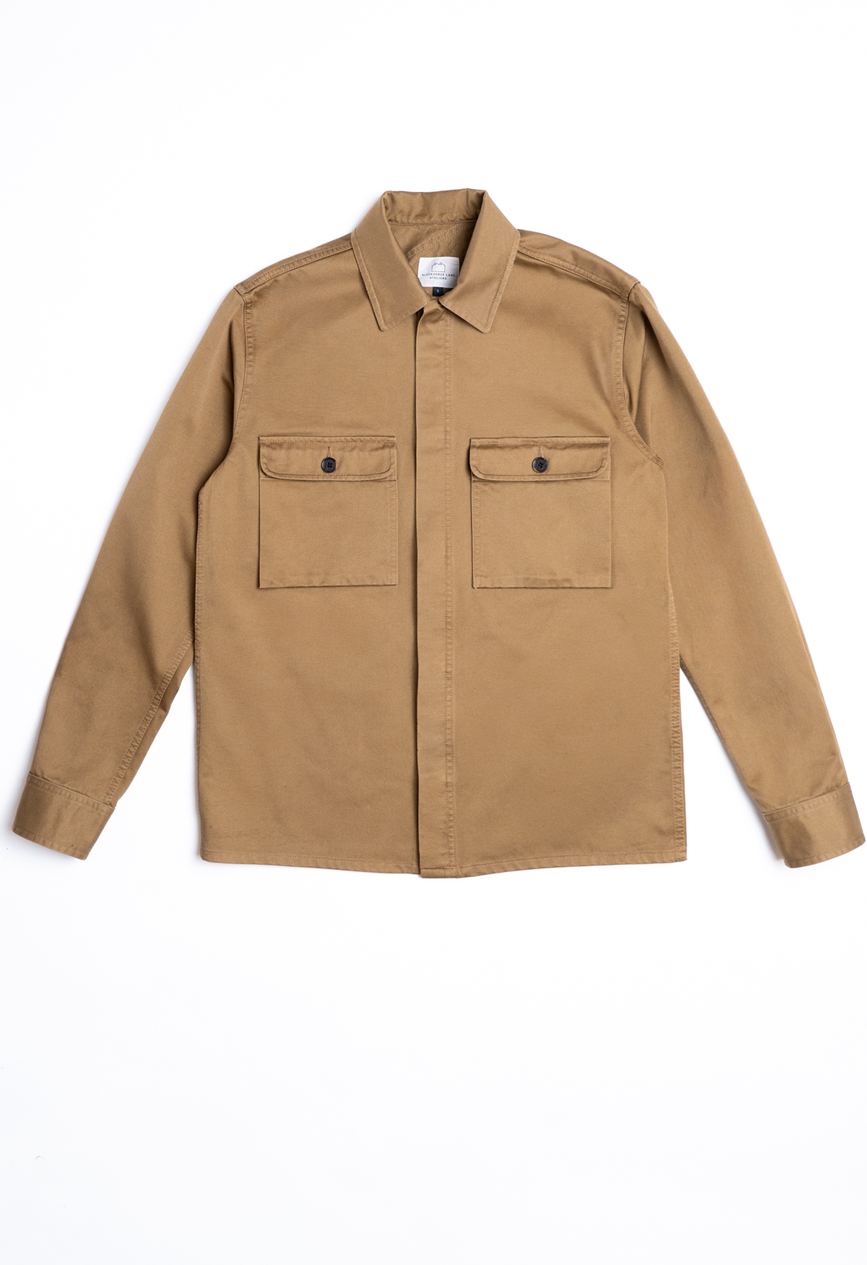 EC2 Mens Japanese Khaki Twill Utility Shirt