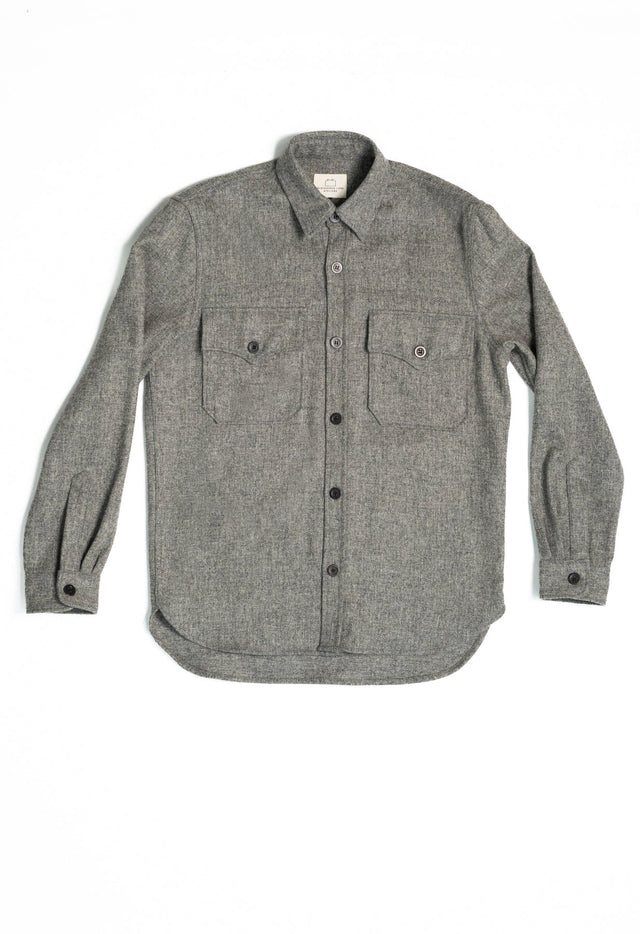 EC3 Men’s Wool CPO Shirt Grey