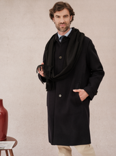 Charpe 100 Cachemire Noir