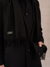 Charpe 100 Cachemire Noir