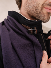 Charpe 100 Cachemire Aubergine