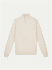 Ecru City Button Sweater
