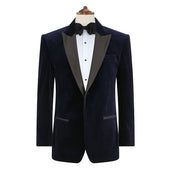 Bailey Navy Velvet Jacket