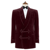 Bloomsbury Burgundy Velvet Jacket