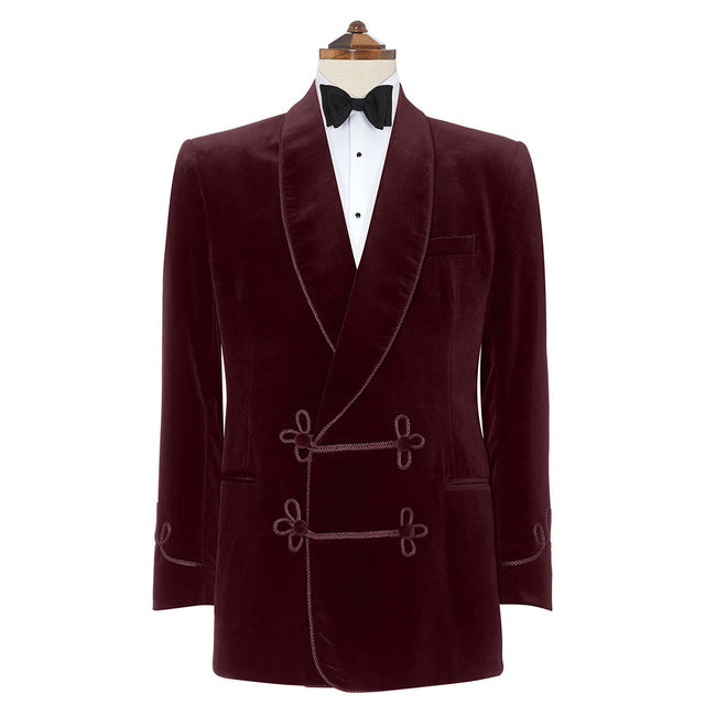 Bloomsbury Burgundy Velvet Jacket
