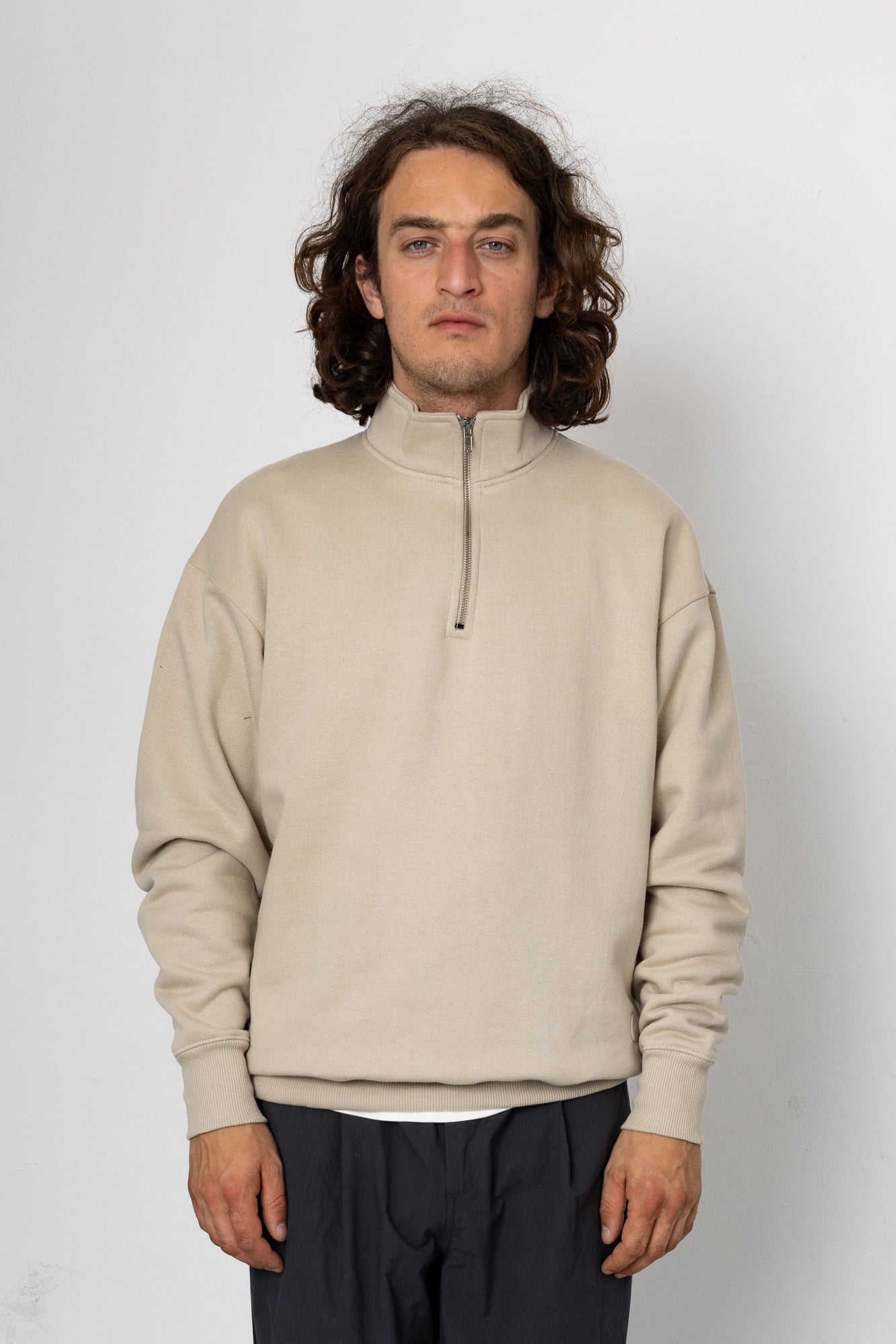 Edwin Fleece Sweatshirt - Putty