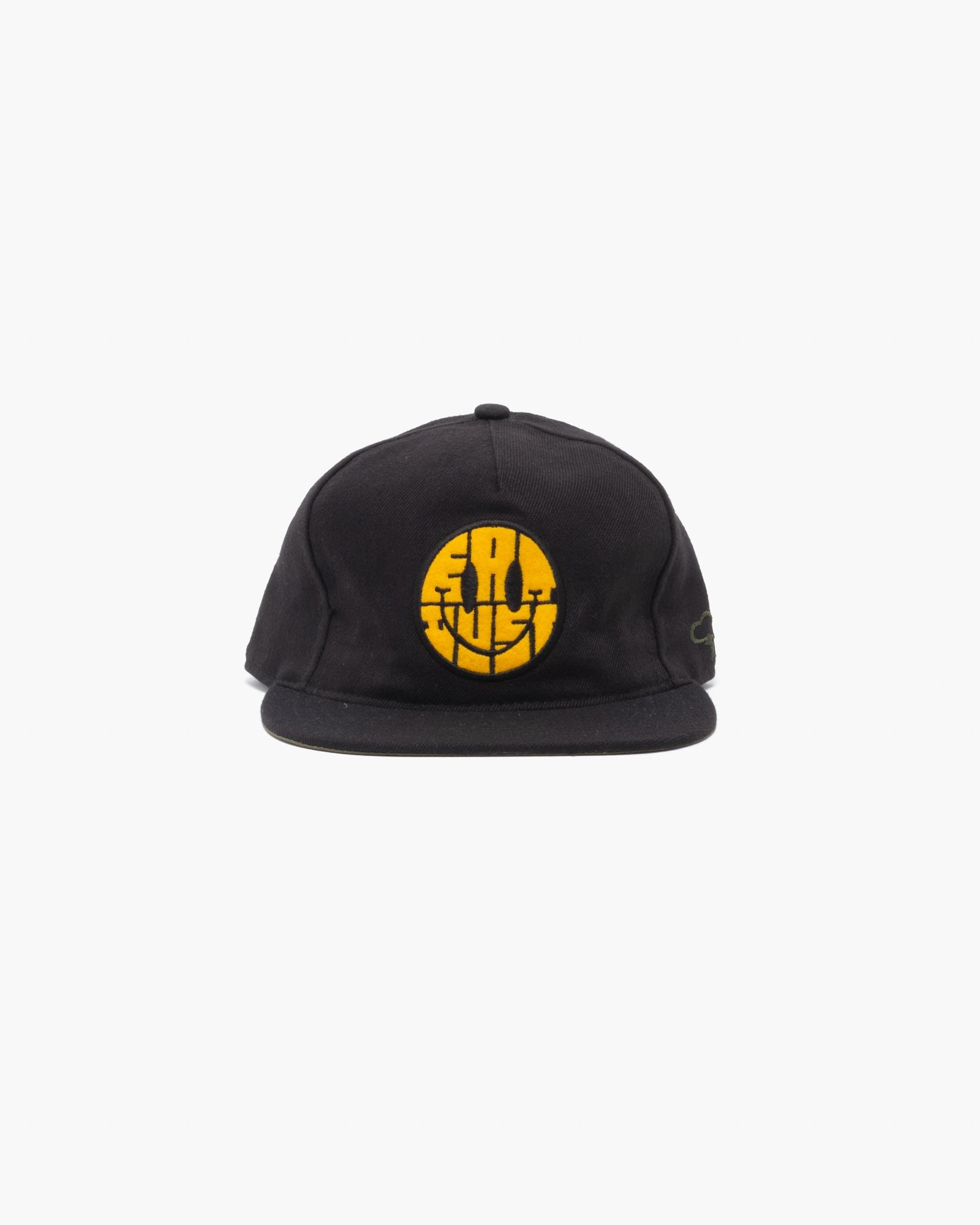 T A C X Eat Dust Smilie Canvas Cotton Black