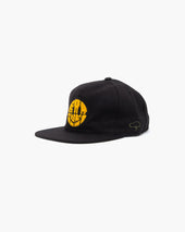 T A C X Eat Dust Smilie Canvas Cotton Black