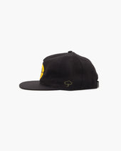 T A C X Eat Dust Smilie Canvas Cotton Black