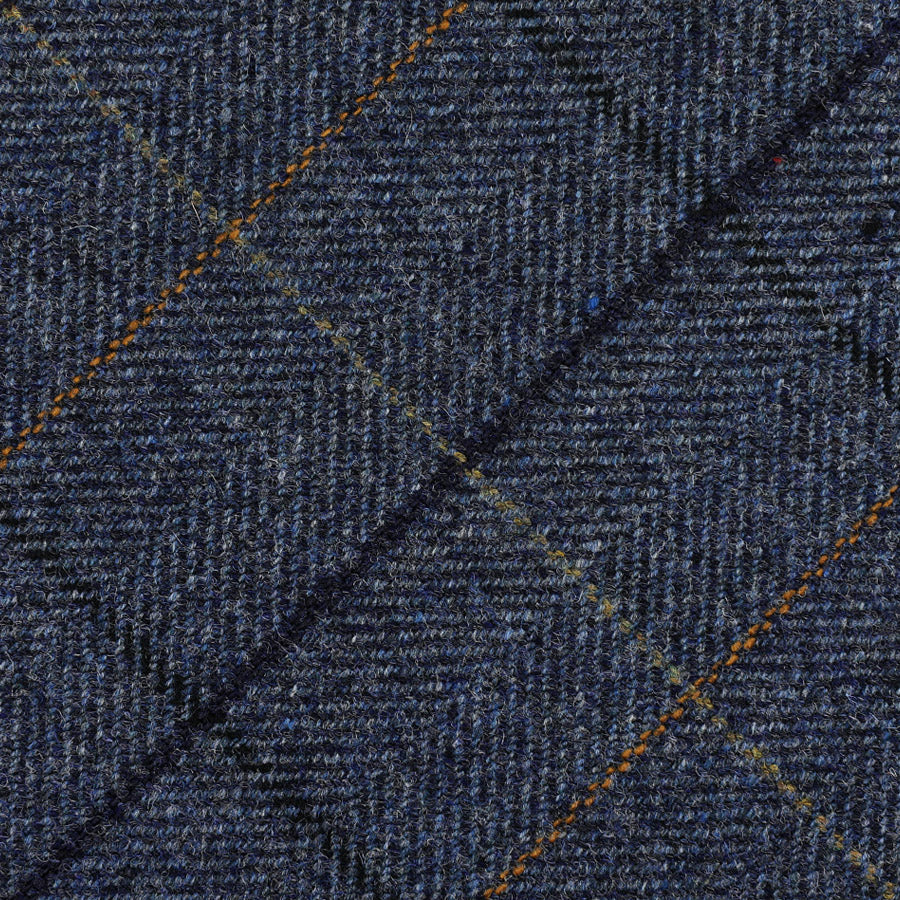 Abraham Moon Checked Bespoke Wool Tie